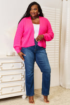 Rib-Knit Open-Front Cardigan – Effortless, Cozy & Stylish