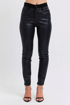 Judy Blue High Waist Black Faux Leather Pants – Sleek Skinny Fit