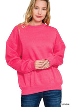 Classic Fleece Crewneck Sweatshirt - Cozy, Warm & Versatile Everyday Pullover
