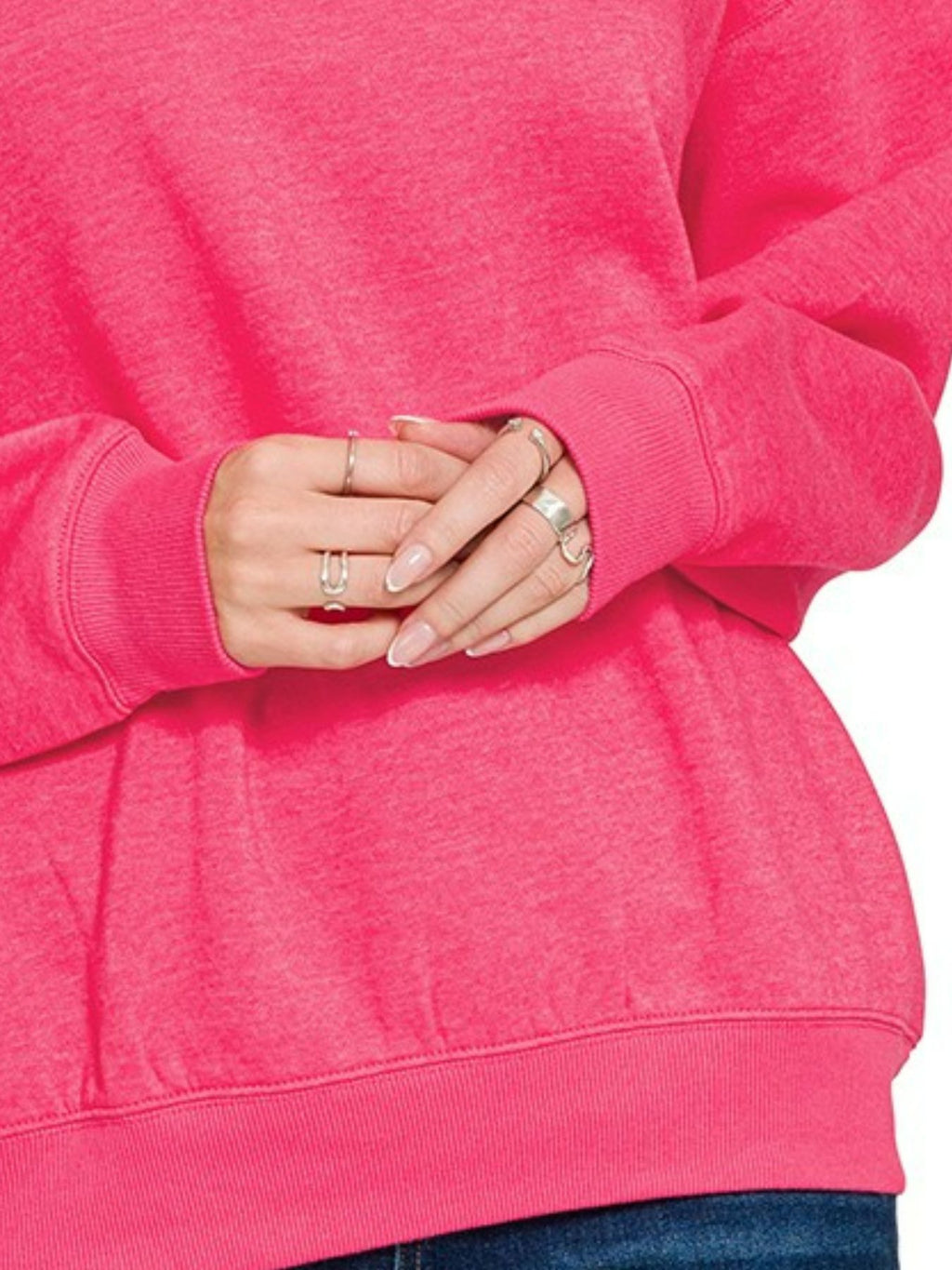 Classic Fleece Crewneck Sweatshirt - Cozy, Warm & Versatile Everyday Pullover