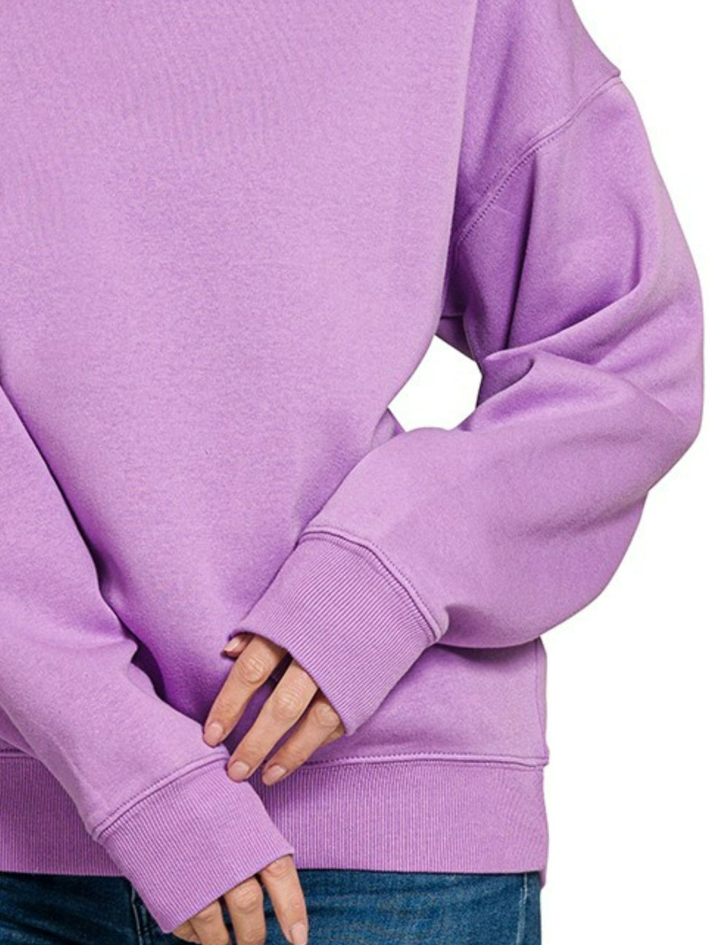 Classic Fleece Crewneck Sweatshirt - Cozy, Warm & Versatile Everyday Pullover