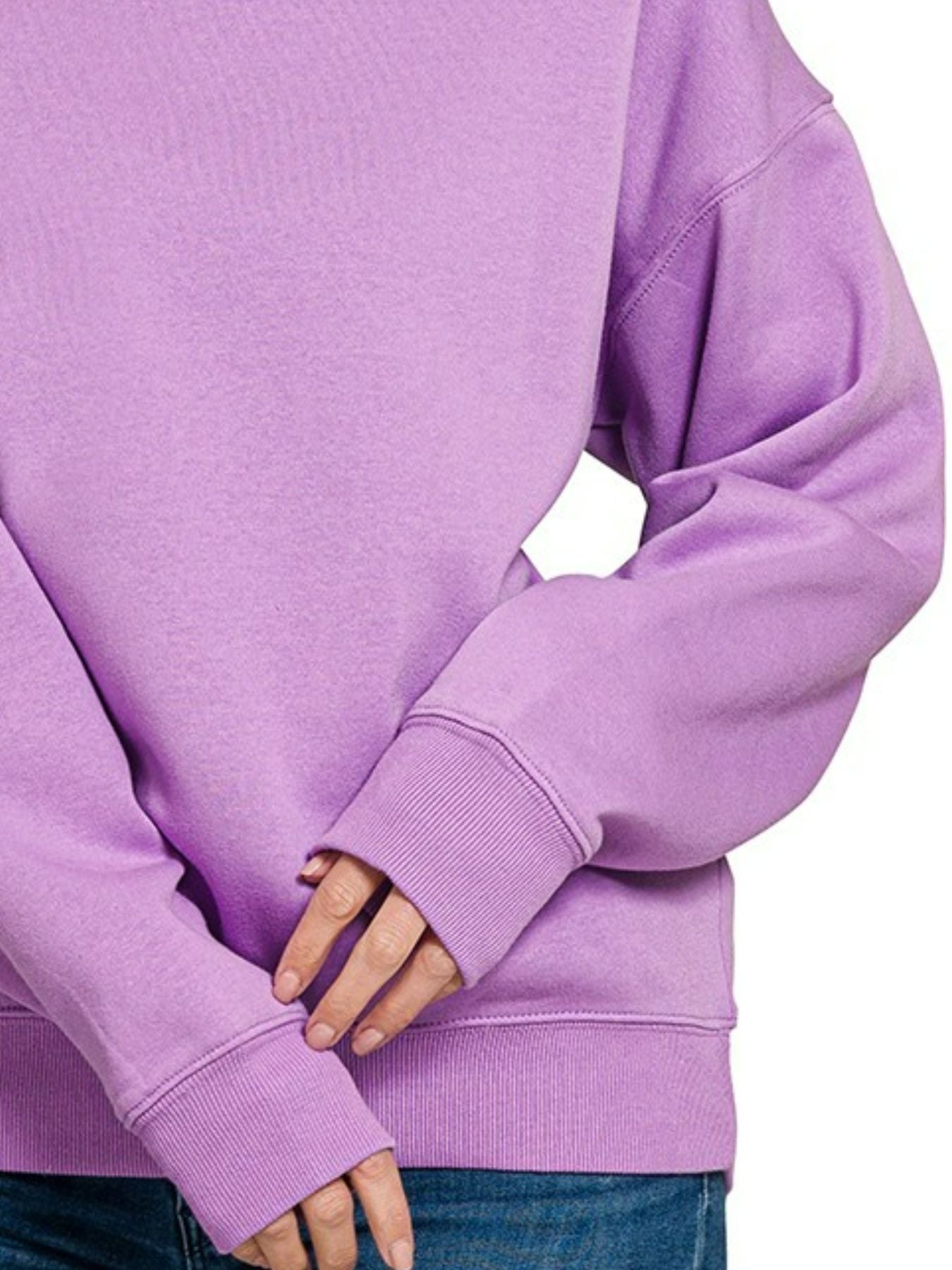 Classic Fleece Crewneck Sweatshirt - Cozy, Warm & Versatile Everyday Pullover