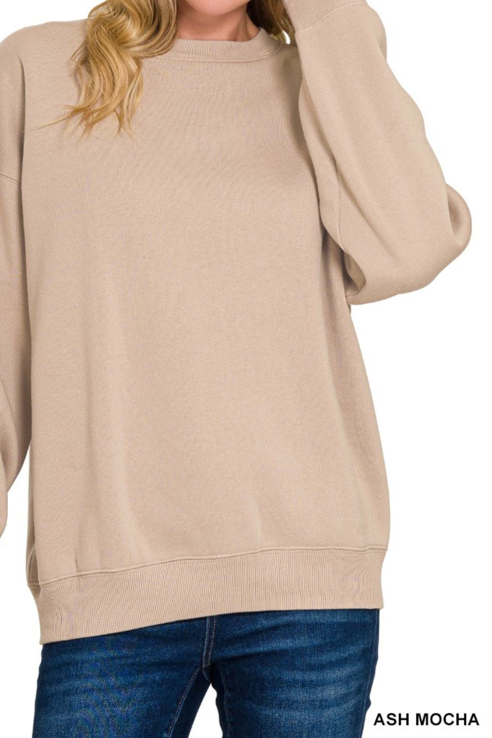 Classic Fleece Crewneck Sweatshirt - Cozy, Warm & Versatile Everyday Pullover