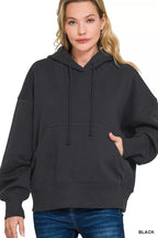 Zenana Oversized Fleece Hoodie – Cozy Relaxed Everyday Style
