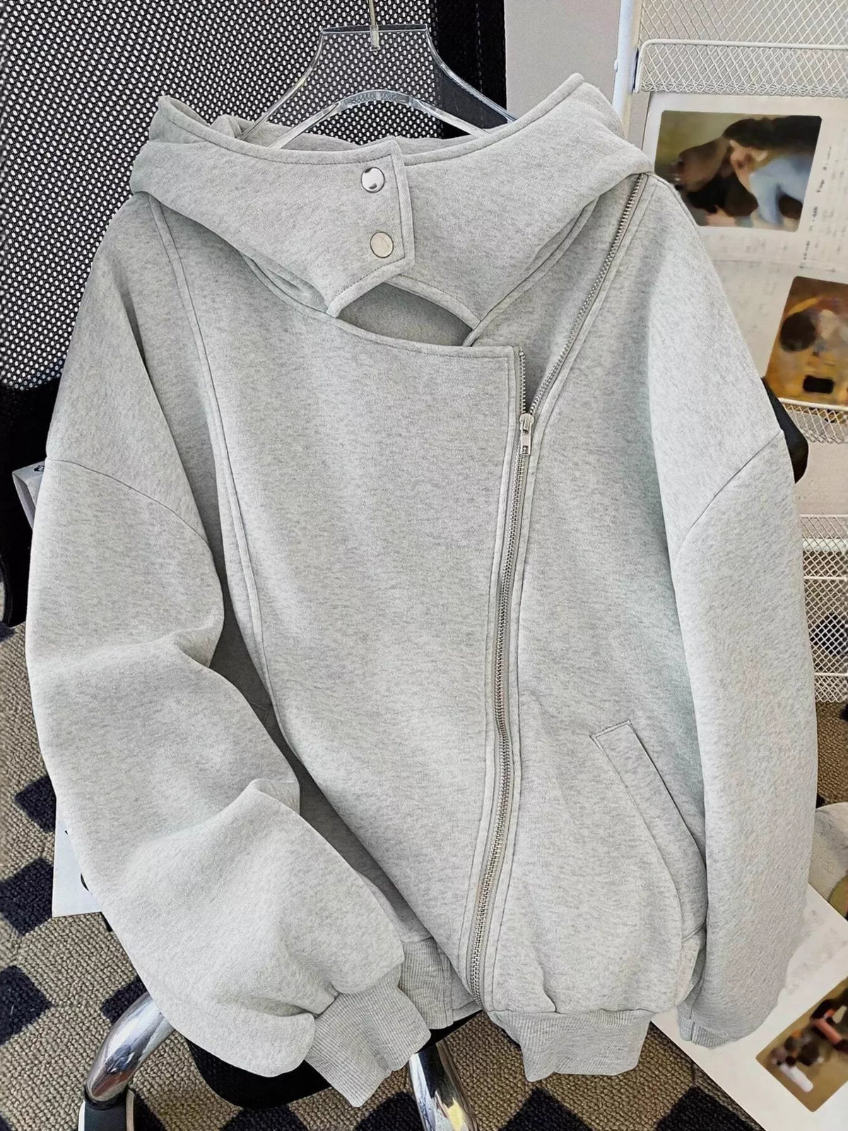 Zip Up Long Sleeve Hoodie – Classic Casual Everyday Layer