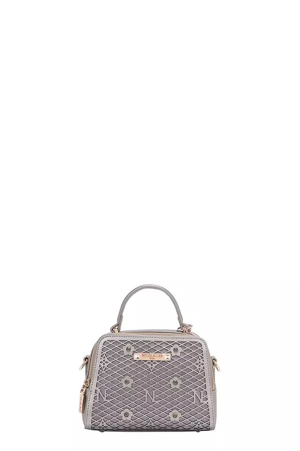 Gracie Mini Handbag – Laser-Cut Rhinestone Crossbody Purse