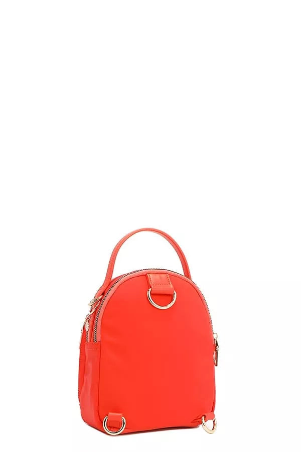 Embroidered Travel Patch Bag | Multi-Way Backpack, Crossbody & Handbag
