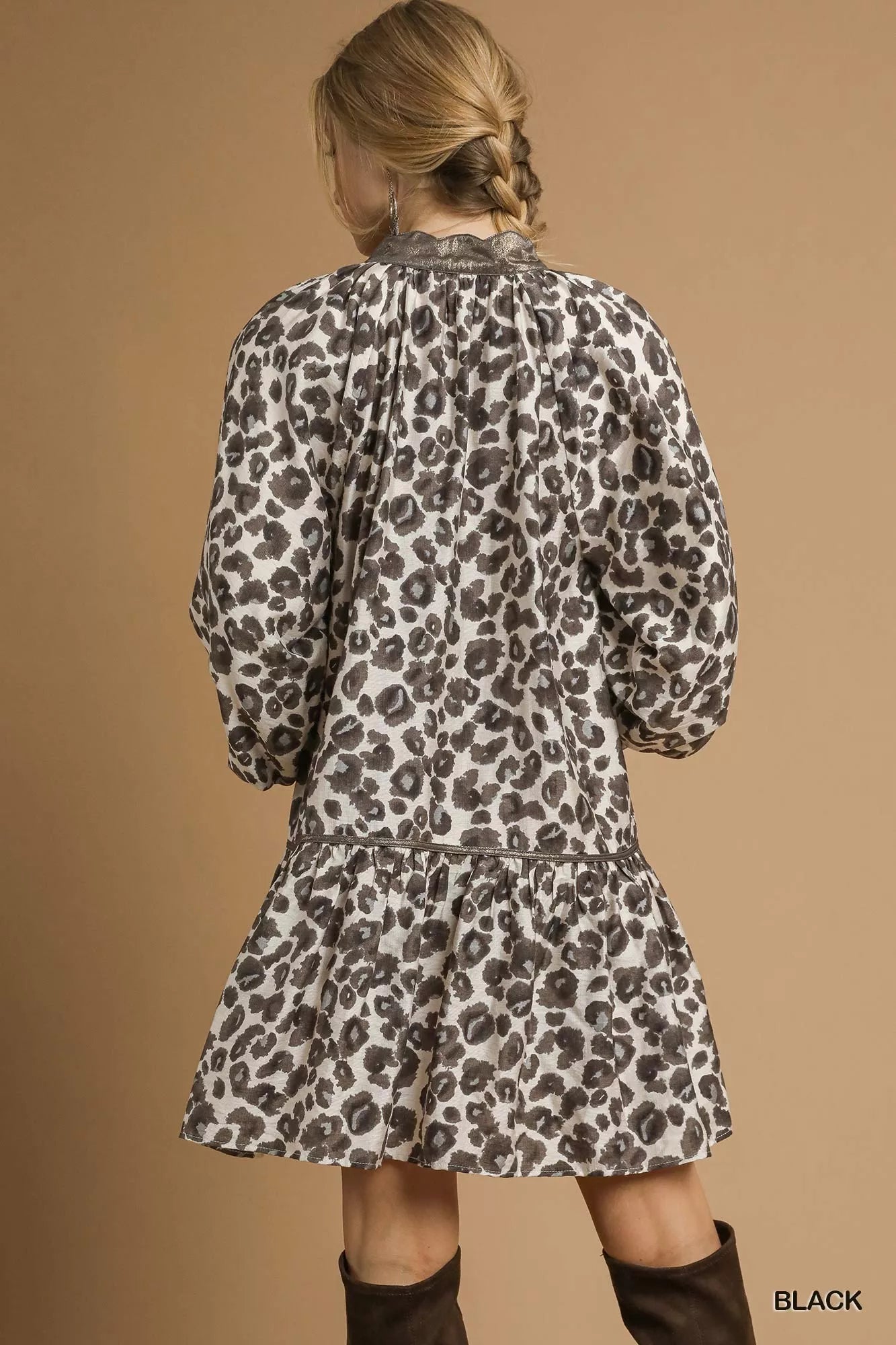 Leopard Print Tiered Mini Dress | Trendy Women’s Casual & Party Outfit