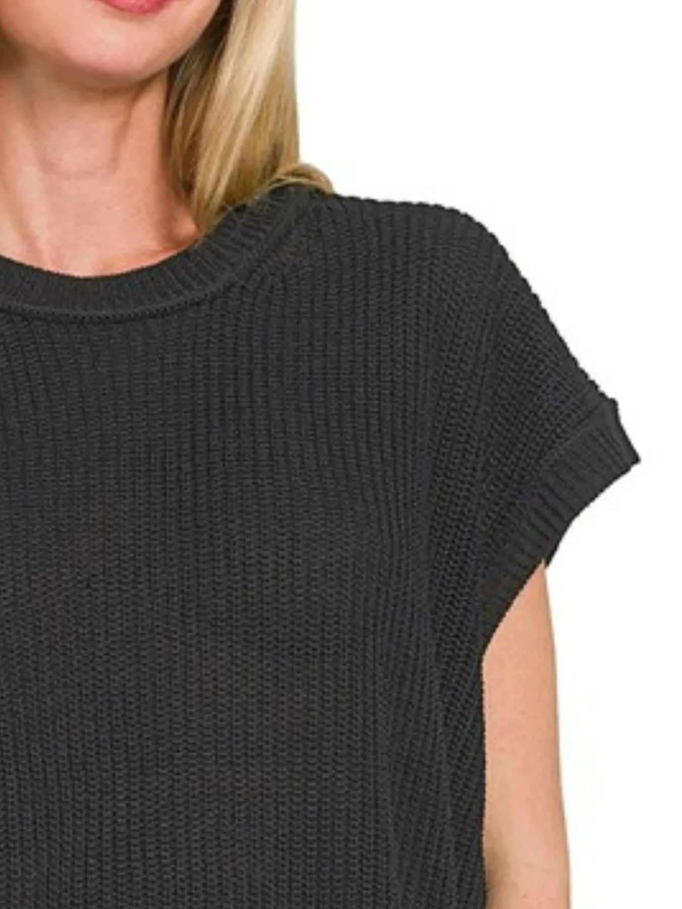 Oversized Crew Neck Sweater Cozy Relaxed Fit for All-Season Style