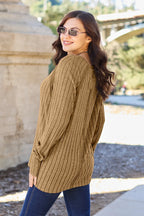 Ribbed Round Neck Knit Top – Classic, Cozy & Versatile