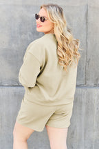 Textured Long Sleeve Top & Shorts Set – Comfy, Stylish & Versatile
