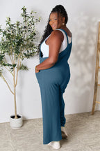 Wide Strap Overalls with Pockets – Relaxed Fit & Everyday Style