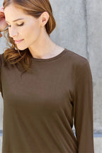 Round Neck Long Sleeve Top – Classic, Comfy & Versatile