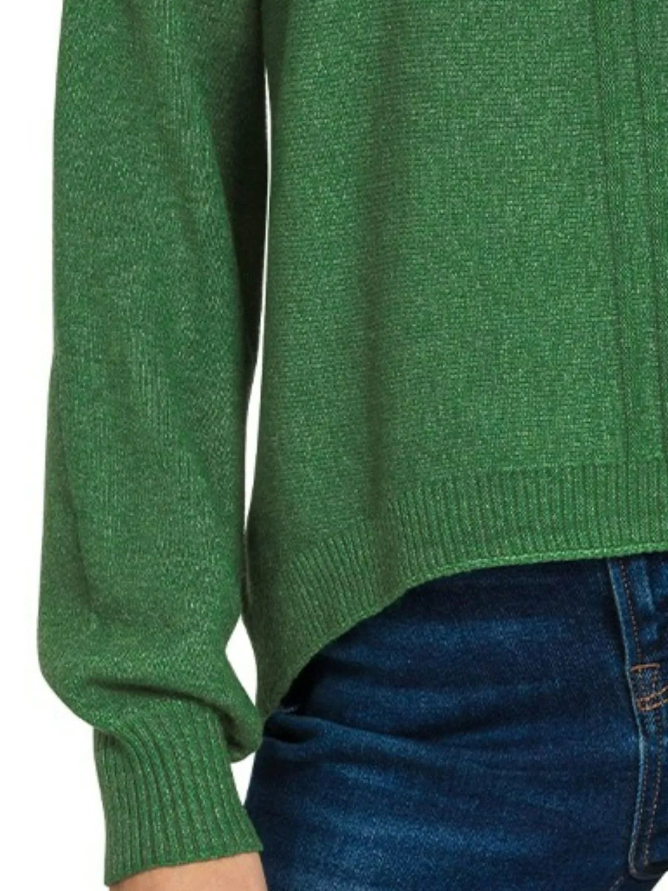 Forest Green Pullover Sweater – Classic Knit for Everyday Comfort