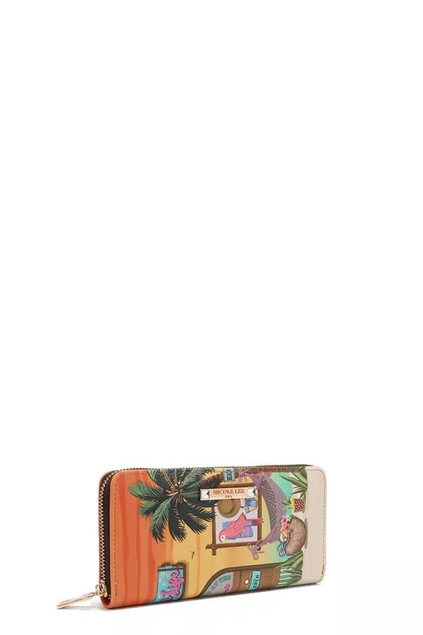 Sun & Sand 3-Piece Set | Tropical Handbag, Crossbody & Wallet Trio