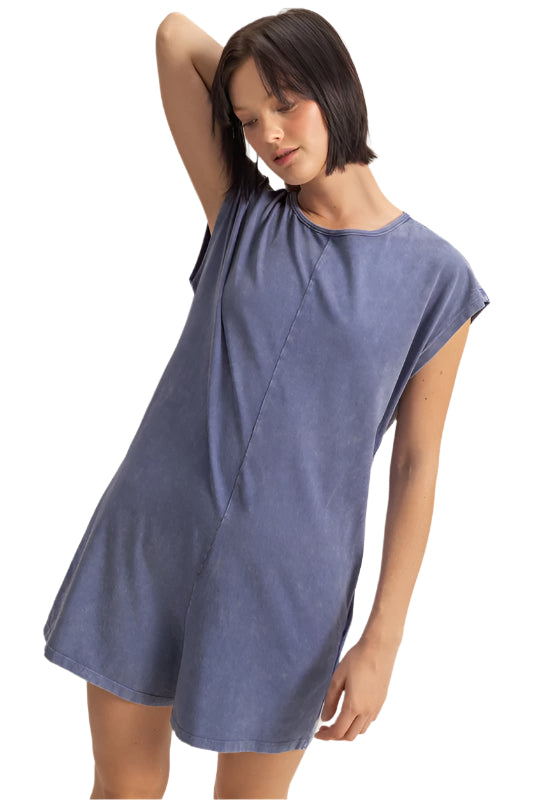 HYFVE Round Neck Cap Sleeve Relaxed Fit Breezy Romper