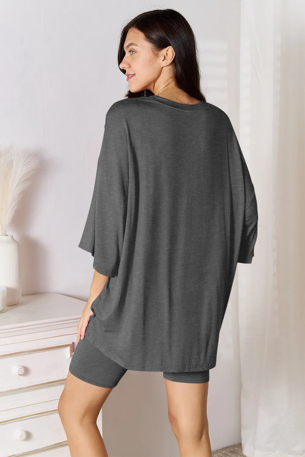 3/4 Sleeve Top & Shorts Set – Stylish, Comfy & Versatile