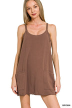 Cami Mini Dress with Built-in Romper Liner – Chic Summer Outfit