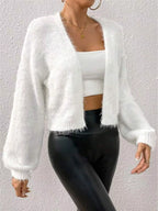 Open Front Long Sleeve Cardigan – Cozy Casual Layering Piece