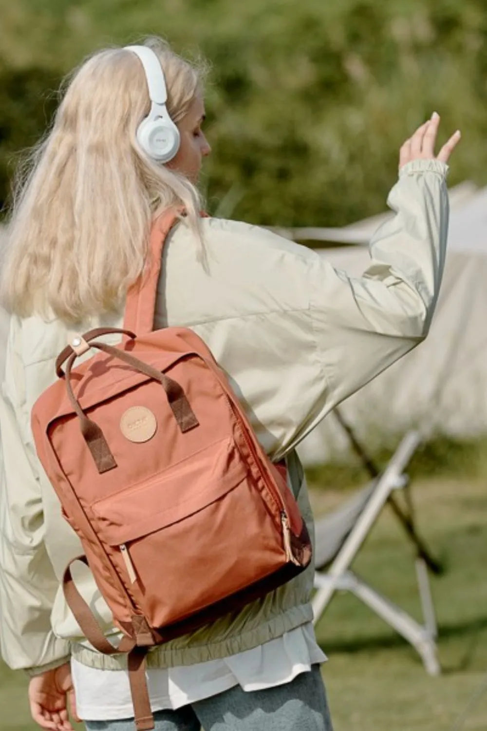 Waterproof Canvas Backpack with Side Pockets – Durable & Stylish