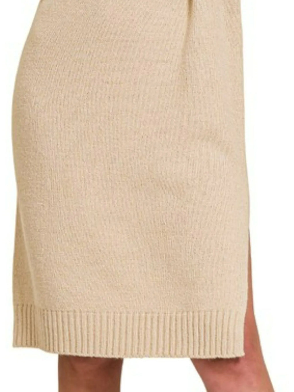 Turtle Neck Long Sleeve Midi Sweater Dress – Cozy & Chic