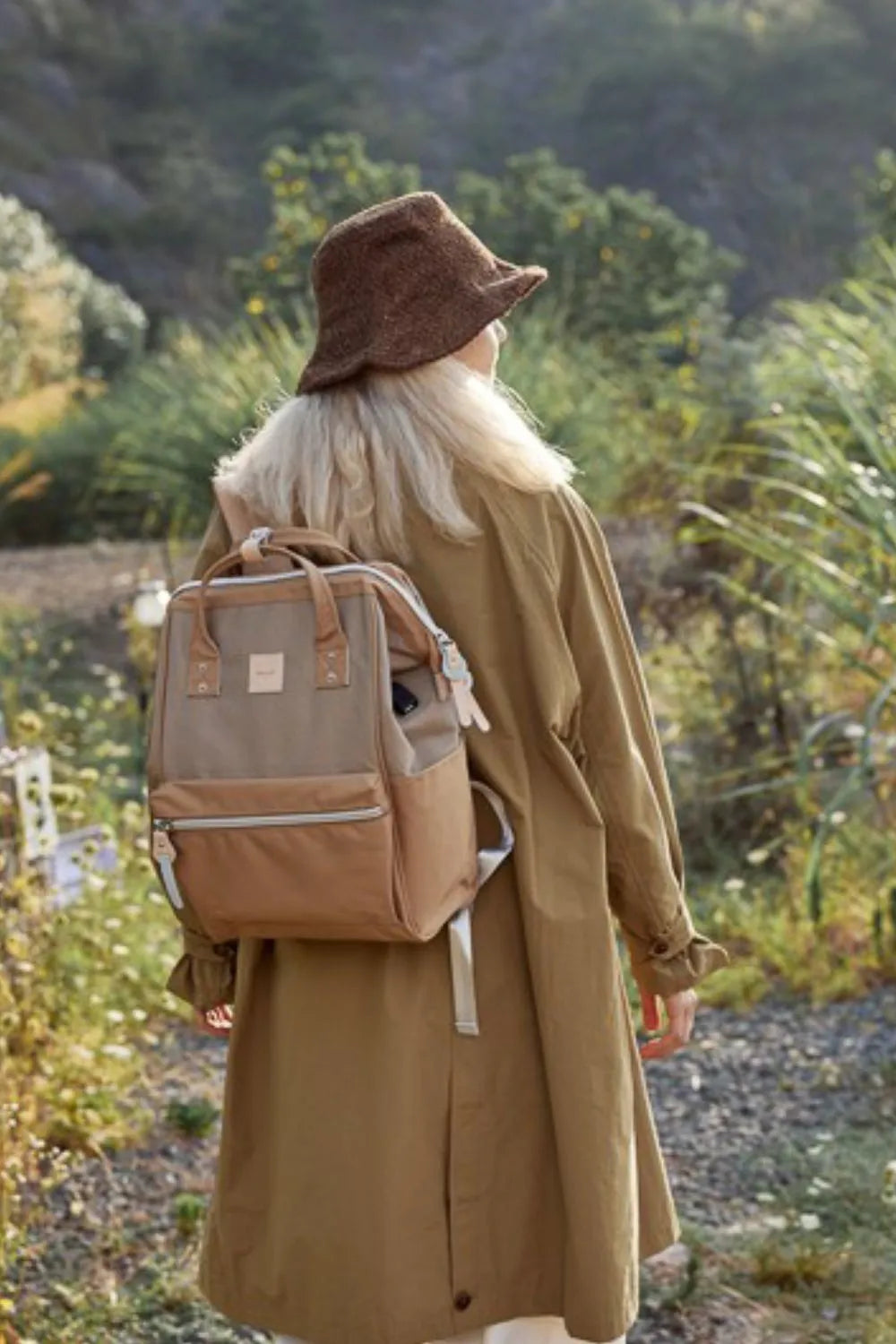 Water-Resistant Canvas Backpack with Side Pockets Adventure Ready