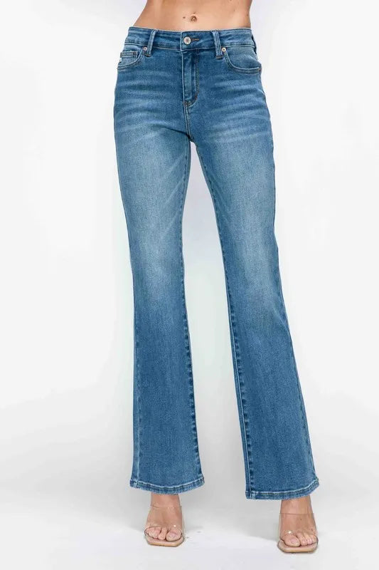 Cat’s Whiskers Mid Rise Bootcut Jeans – Vintage, Flattering & Comfy