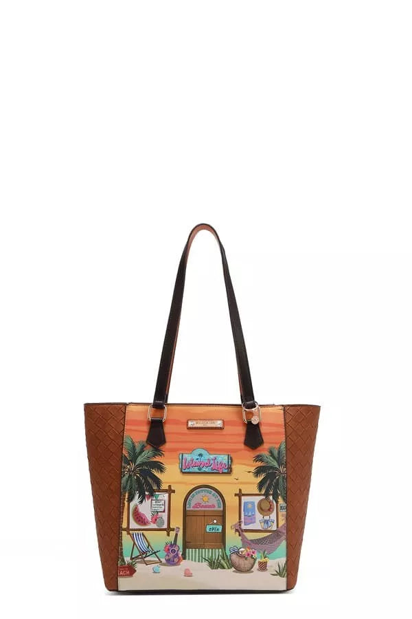 Sun & Sand 3-Piece Set | Tropical Handbag, Crossbody & Wallet Trio