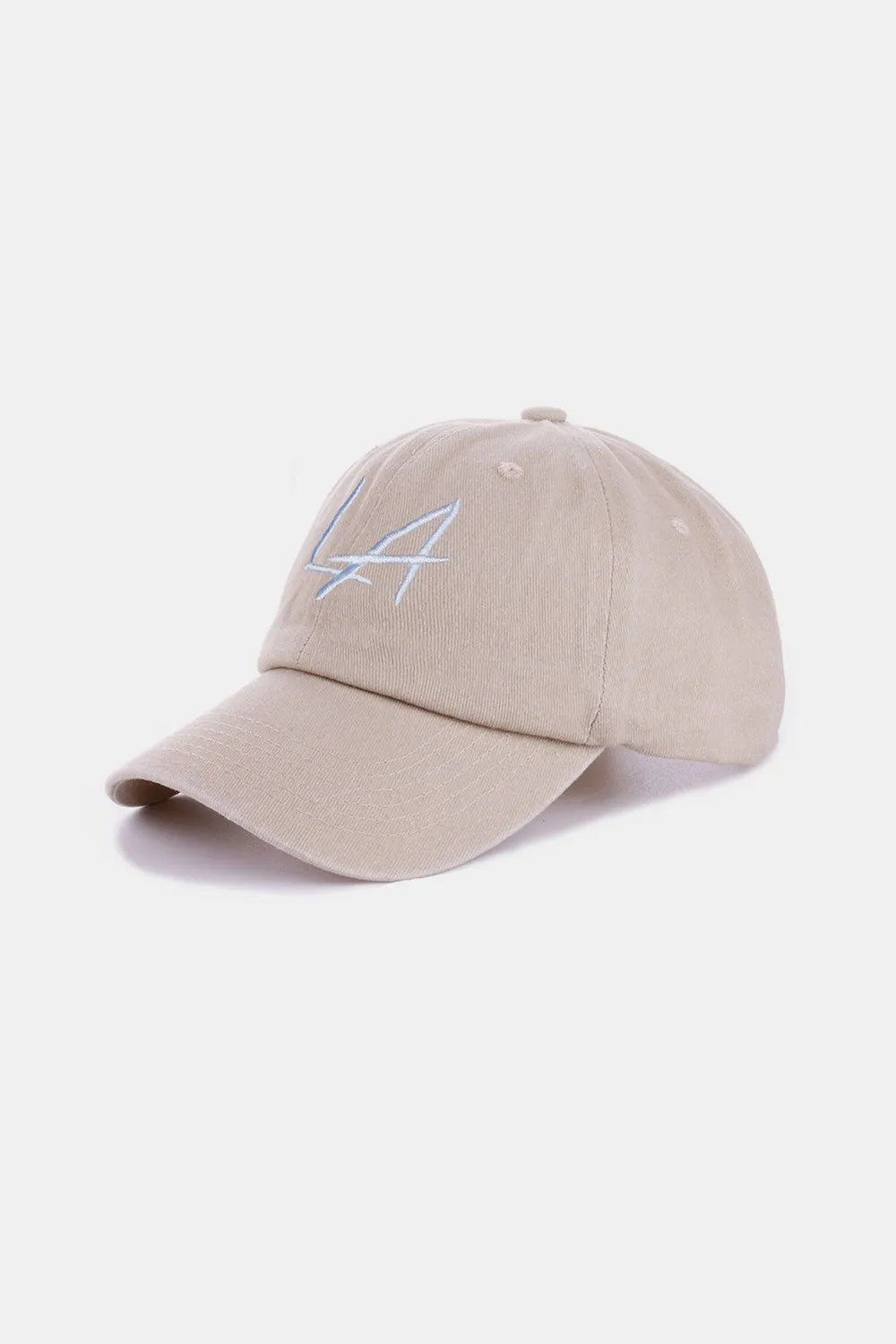 Washed Embroidered City Baseball Cap Adjustable Cotton Hat