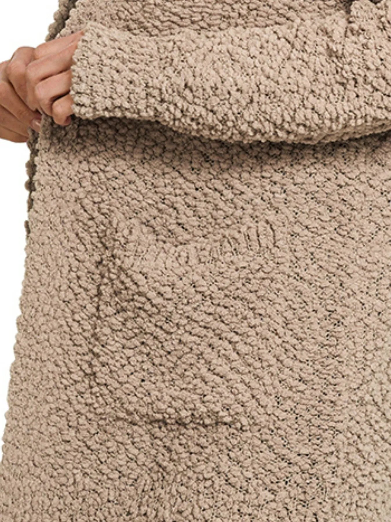Long Sleeve Popcorn Knit Cardigan with Pockets – Cozy Layering Piece