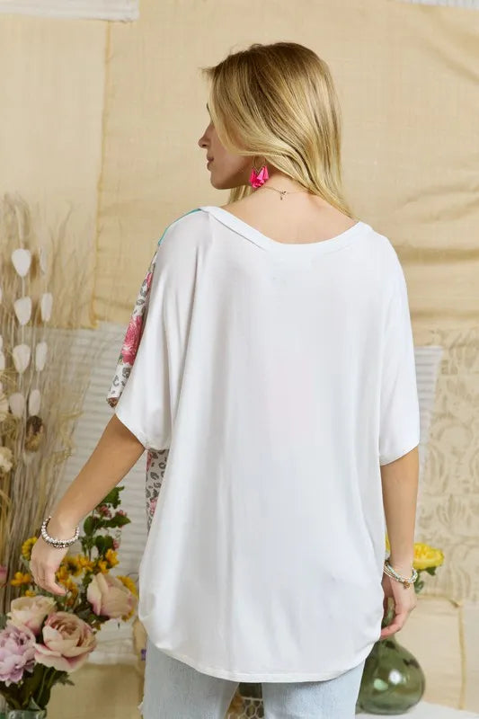 Colorblock Casual Knit Tunic Top – Stylish Everyday Wear