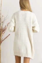 Comfy Fuzzy Sweater Cardigan – Soft, Cozy & Effortlessly Stylish