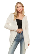 Comfy Fuzzy Sweater Cardigan – Soft, Cozy & Effortlessly Stylish