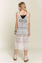 Crochet Cover-Up Tunic Top – Boho Beach Style for Summer Days