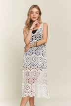 Crochet Cover-Up Tunic Top – Boho Beach Style for Summer Days