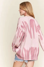 Drop Shoulder Graffiti Sweater – Bold, Urban & Trendy Style