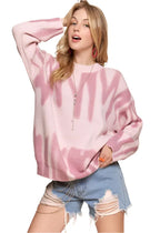 Drop Shoulder Graffiti Sweater – Bold, Urban & Trendy Style