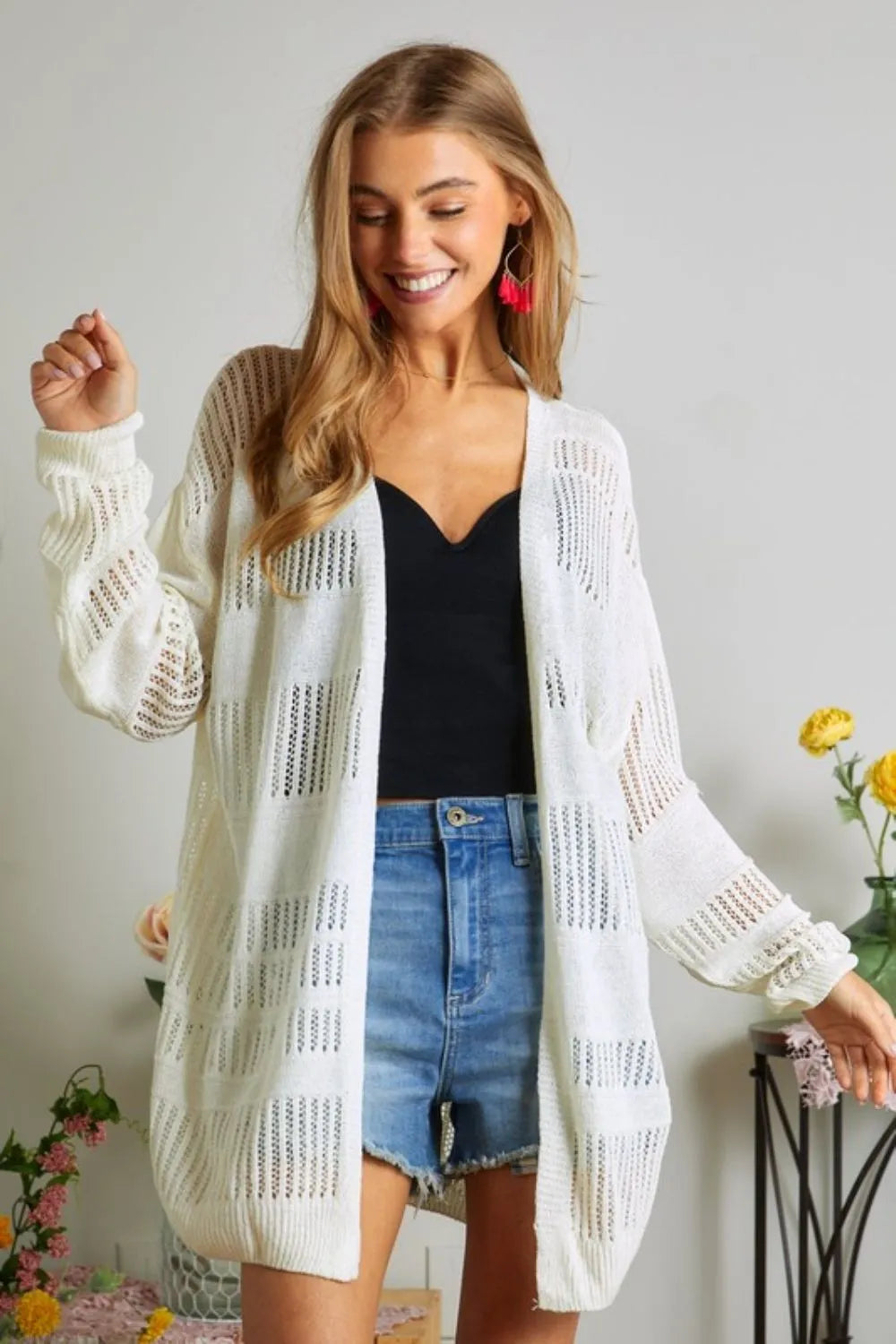 Lightweight Sweater Knit Cardigan – Cozy & Stylish Layering Piece