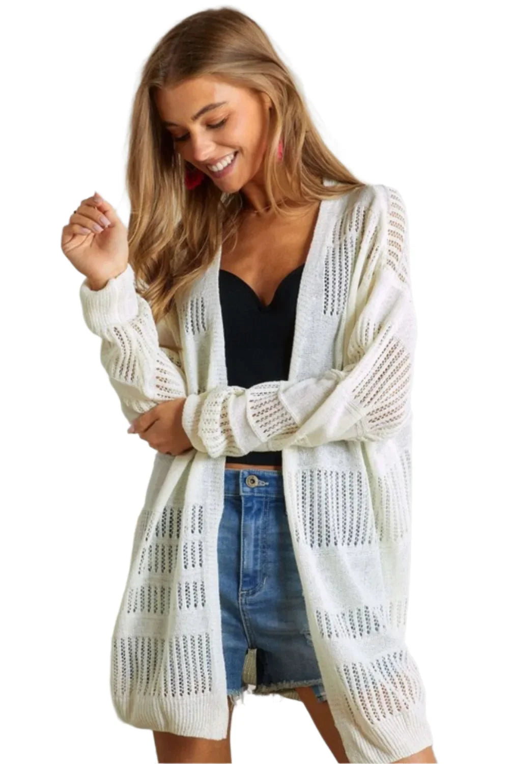 Lightweight Sweater Knit Cardigan – Cozy & Stylish Layering Piece