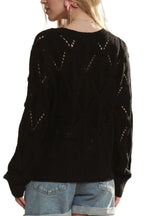 Loose Fit V-Neck Knit Top – Cozy, Flattering & Perfect for Everyday Wear
