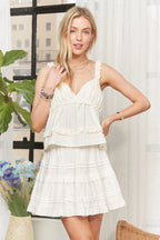 Ruffled Tiered Crop Top – Playful, Trendy & Perfect for Any Occasion