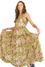 ADORA Ruffled Tiered Scoop Neck Cami Dress