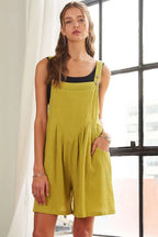 Wide Leg Overall Romper – Trendy & Relaxed One-Piece Style