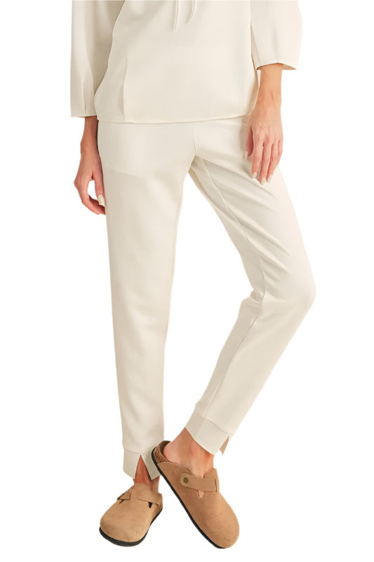 Aemi + Co Elastic Waist Joggers with Pockets