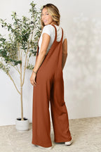 Wide Strap Overalls with Pockets – Relaxed Fit & Everyday Style