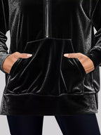 Half Zip Kangaroo Pocket Hoodie – Cozy Casual Pullover