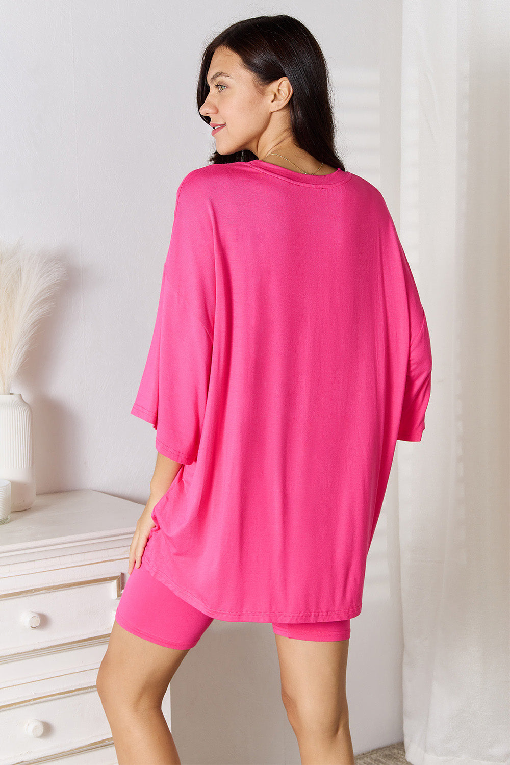 3/4 Sleeve Top & Shorts Set – Stylish, Comfy & Versatile