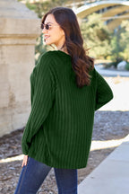 Ribbed Round Neck Knit Top – Cozy, Classic & Versatile