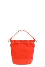 Red Bucket Crossbody Bag with Patches – Playful Street-Style Purse