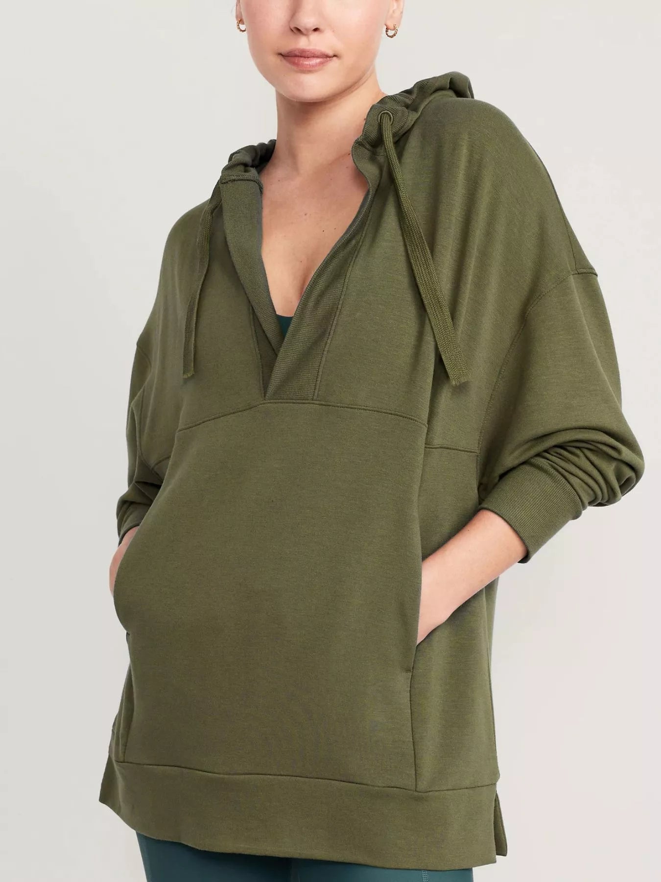 Drawstring Kangaroo Pocket Long Sleeve Hoodie – Cozy Casual Layer